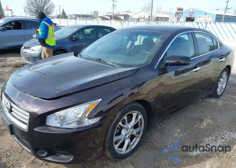2012 Nissan Maxima 3.5 S из США, поврежденный, VIN 1N4AA5AP1CC808053